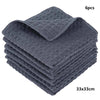 6Pcs Microfiber Kitchen Towels Thickened Magic Dishcloth Home Cleaning Towel Soft Washcloth Polish Absorbent Clean Cloth