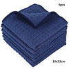 6Pcs Microfiber Kitchen Towels Thickened Magic Dishcloth Home Cleaning Towel Soft Washcloth Polish Absorbent Clean Cloth