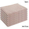 6Pcs Microfiber Kitchen Towels Thickened Magic Dishcloth Home Cleaning Towel Soft Washcloth Polish Absorbent Clean Cloth