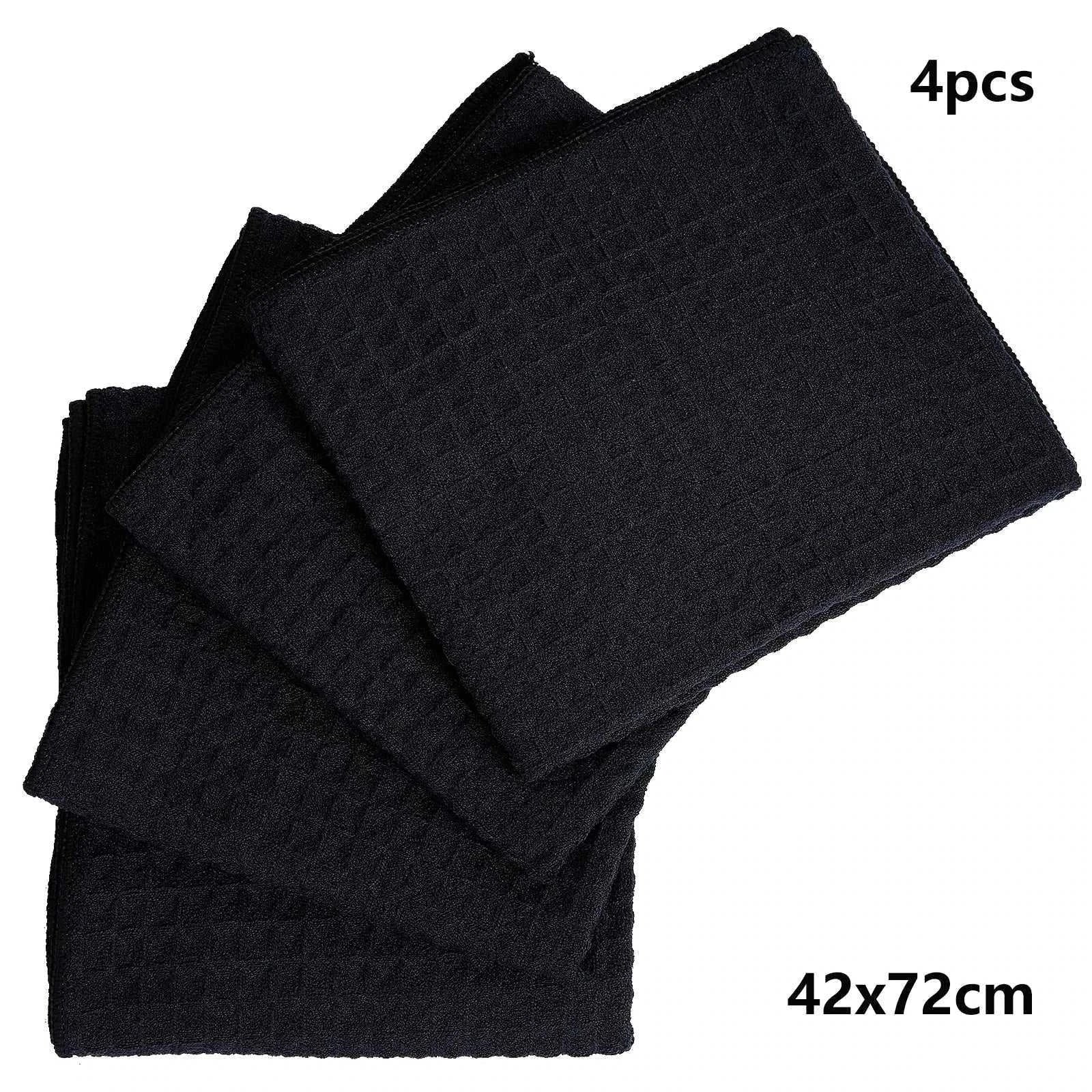 6Pcs Microfiber Kitchen Towels Thickened Magic Dishcloth Home Cleaning Towel Soft Washcloth Polish Absorbent Clean Cloth