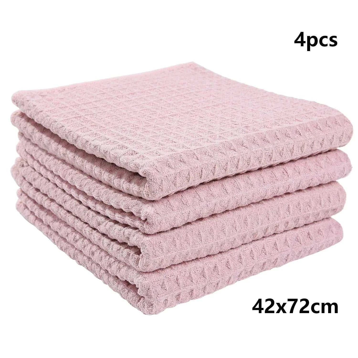 6Pcs Microfiber Kitchen Towels Thickened Magic Dishcloth Home Cleaning Towel Soft Washcloth Polish Absorbent Clean Cloth