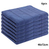 6Pcs Microfiber Kitchen Towels Thickened Magic Dishcloth Home Cleaning Towel Soft Washcloth Polish Absorbent Clean Cloth