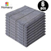 6Pcs Microfiber Kitchen Towels Thickened Magic Dishcloth Home Cleaning Towel Soft Washcloth Polish Absorbent Clean Cloth