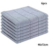 6Pcs Microfiber Kitchen Towels Thickened Magic Dishcloth Home Cleaning Towel Soft Washcloth Polish Absorbent Clean Cloth
